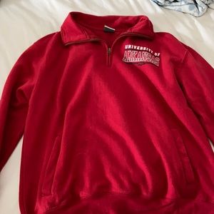 University of Arkansas Collared sweatshirt